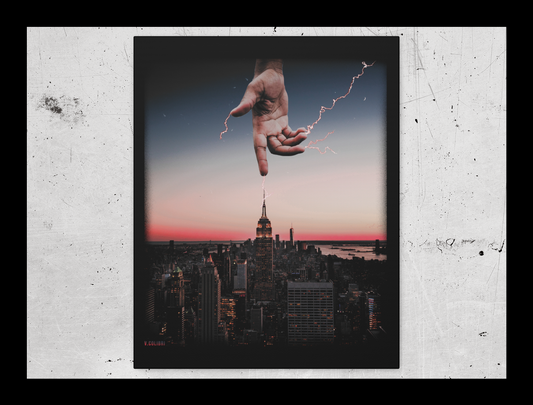 ELECTRIC HANDS | Canvas Print