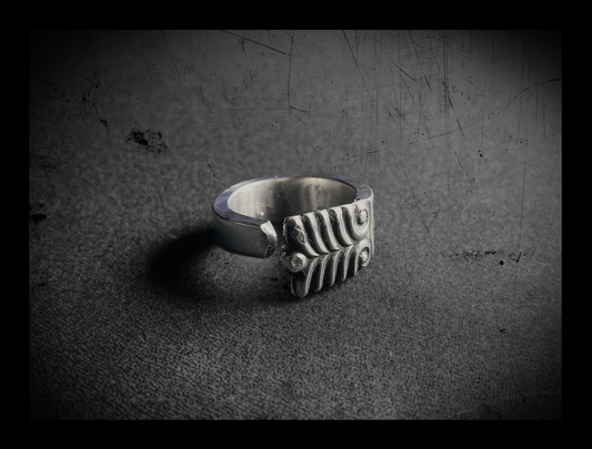 THE AZTEC | Stainless Steel | Spoon Ring