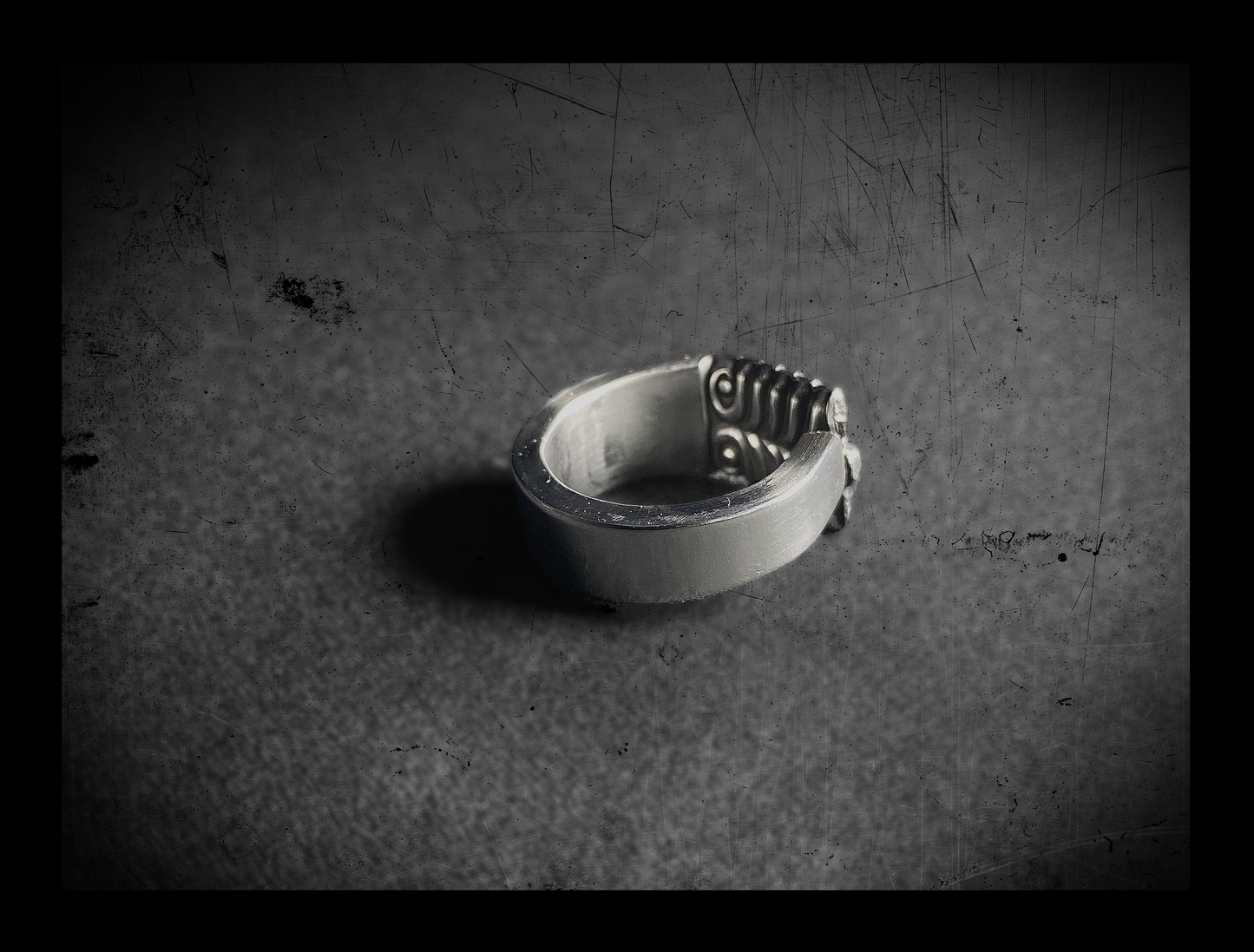 THE AZTEC | Stainless Steel | Spoon Ring