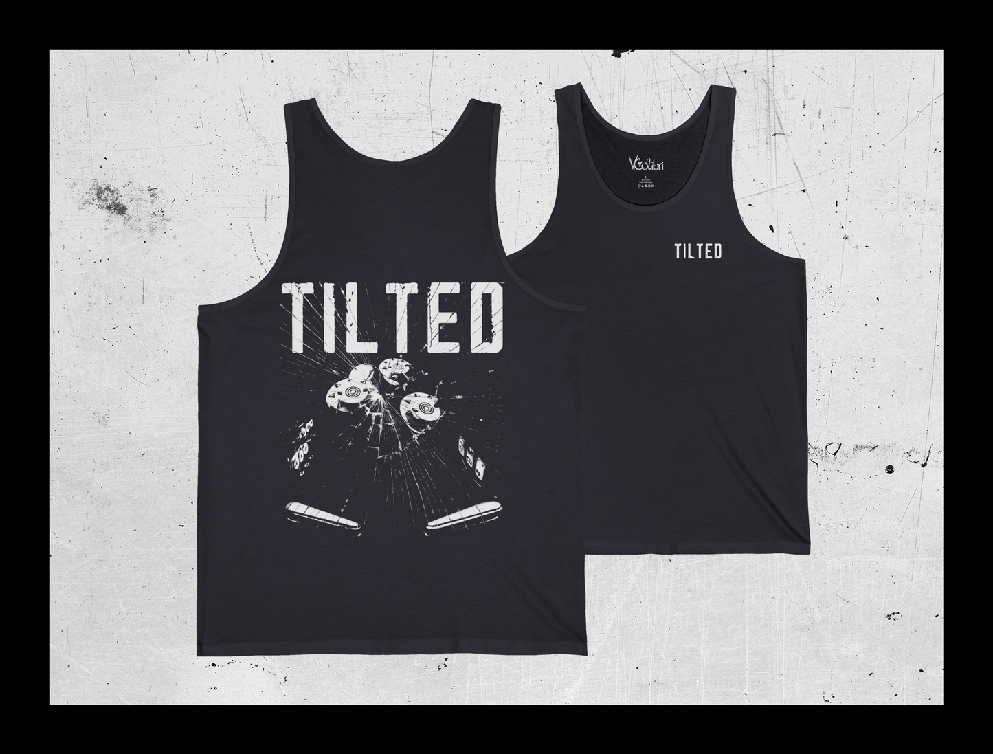 TILTED Tank Top | Pinball Tank | Unisex Jersey Tank