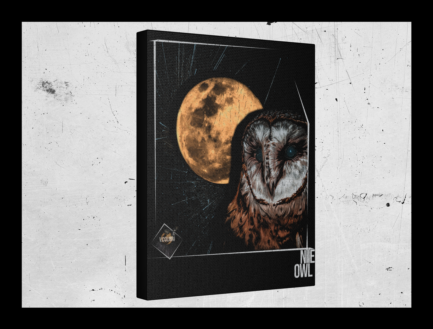 NITE OWL Canvas | Nite Owl Canvas Print | Canvas