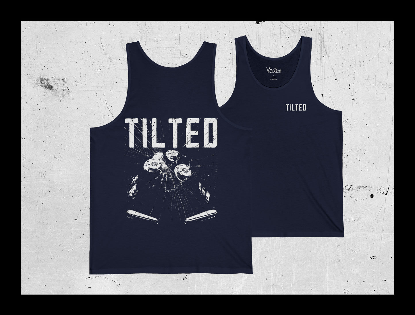 TILTED Tank Top | Pinball Tank | Unisex Jersey Tank